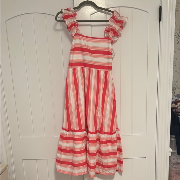 J. Crew size 6 Pink and White Striped Sundress - Picture 5 of 7